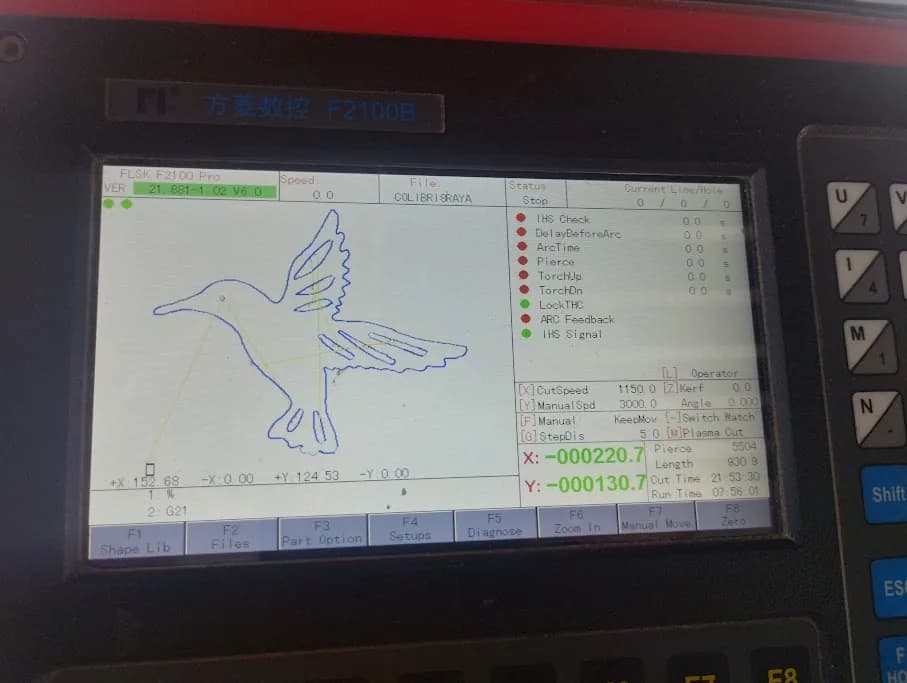 Cortadora de plasma CNC del taller de ABP