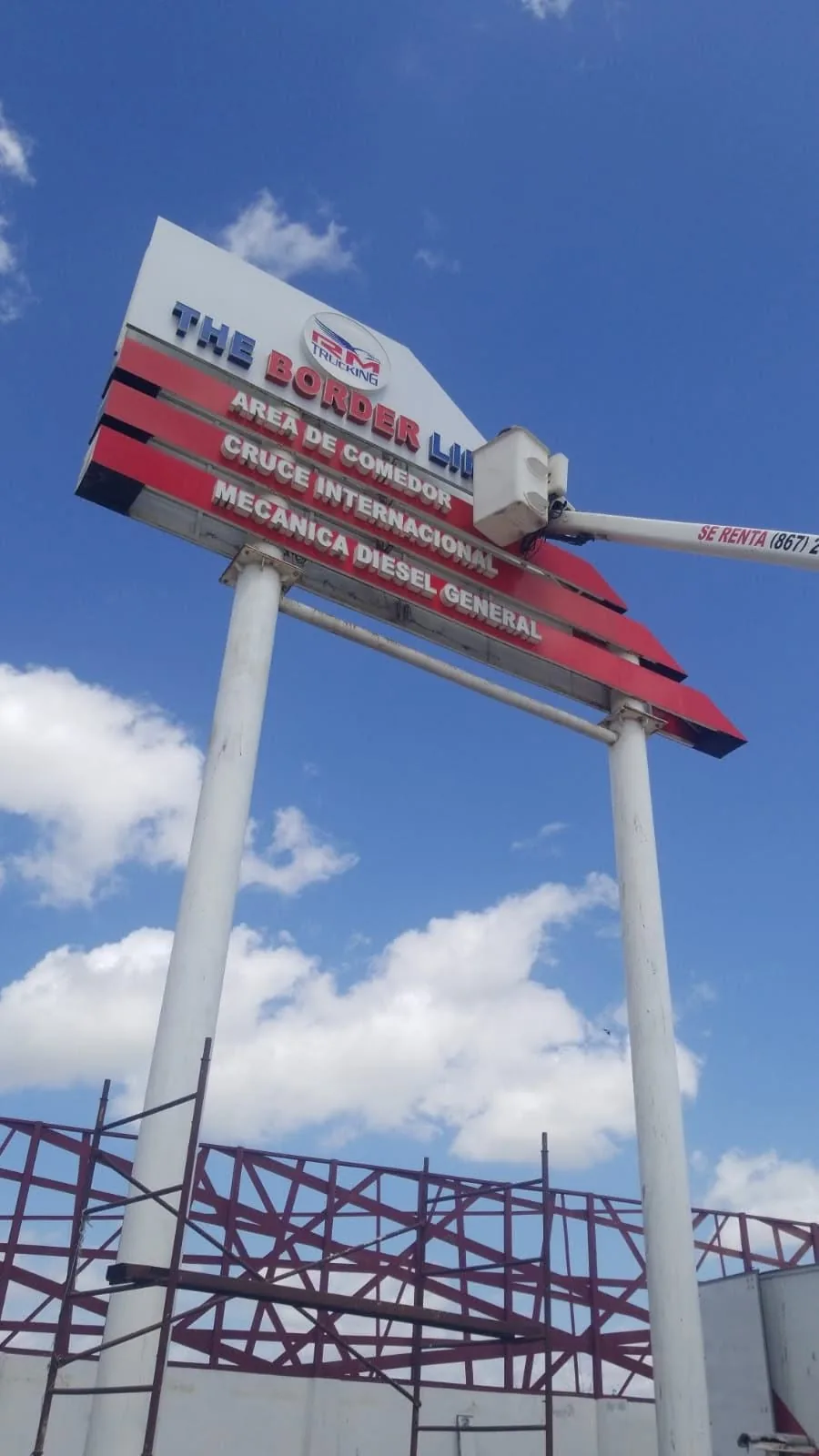 Canastillas de ABP en un trabajo en Nuevo Laredo