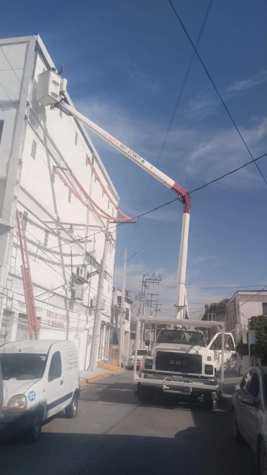 Canastillas de ABP en un trabajo en Nuevo Laredo